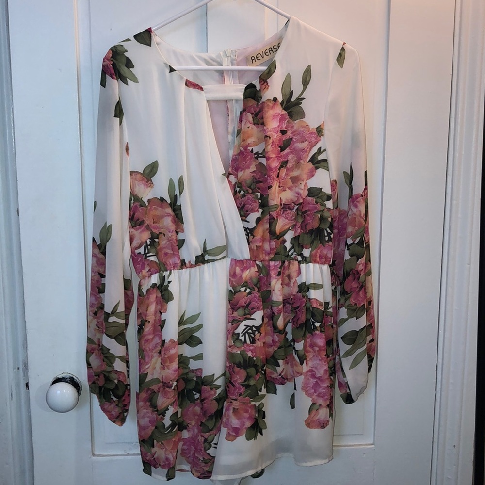 Flowered Romper